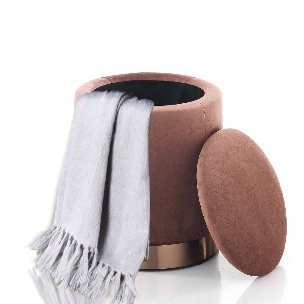 Oresteluchetta Pouf imbottito contenitore OHIO PINK Fino Al -60%