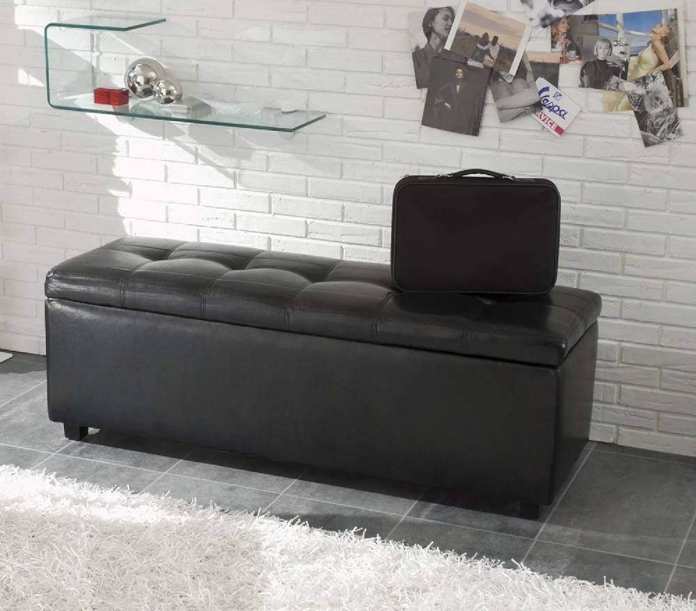 Oresteluchetta cassapanca HAYWARD BLACK Prezzo Ridotto