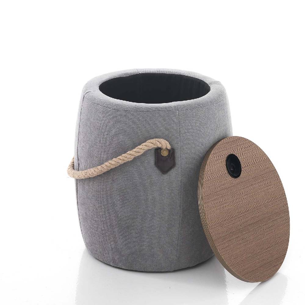 Oresteluchetta Pouf contenitore ANCHOR GREY Online