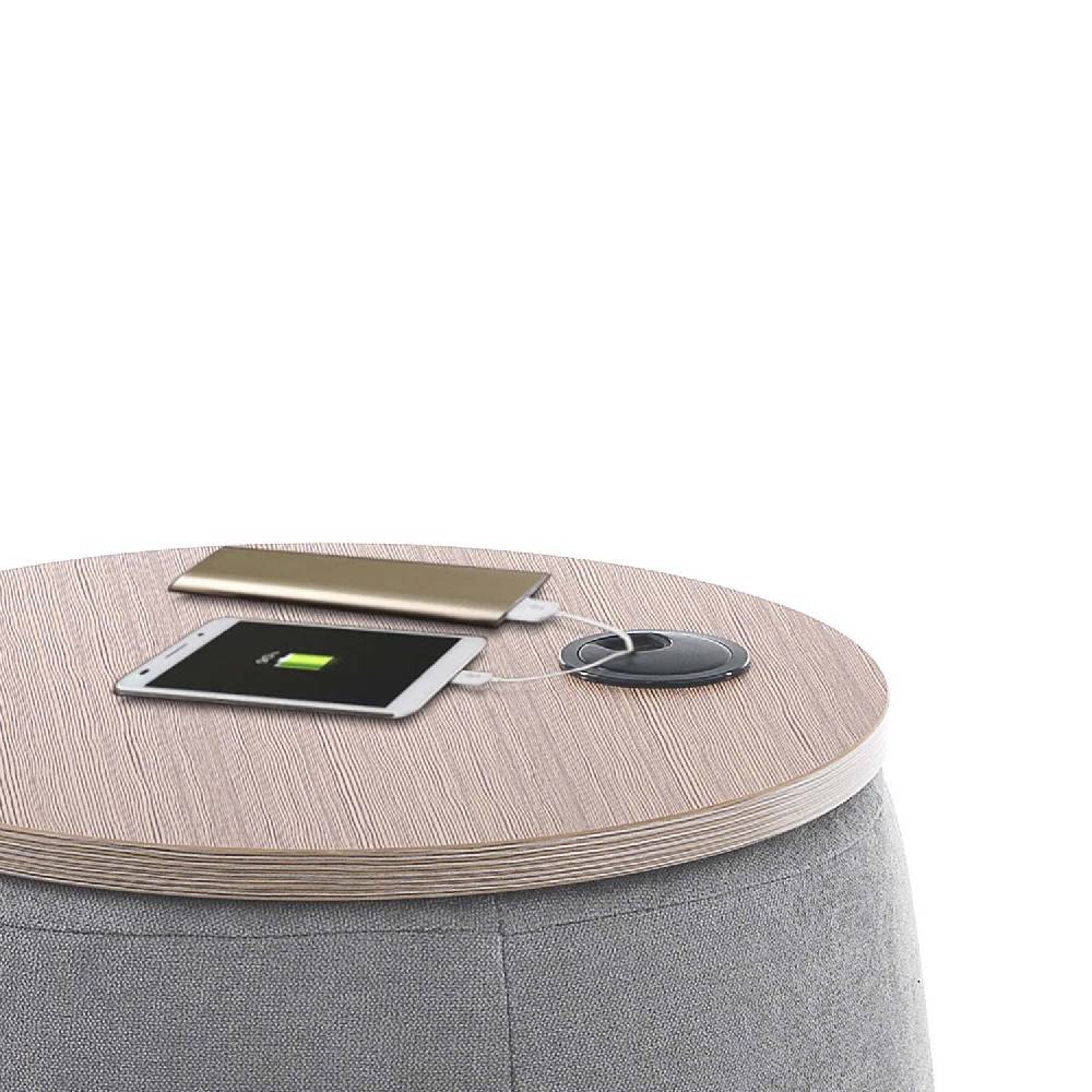 Oresteluchetta Pouf contenitore ANCHOR GREY Online