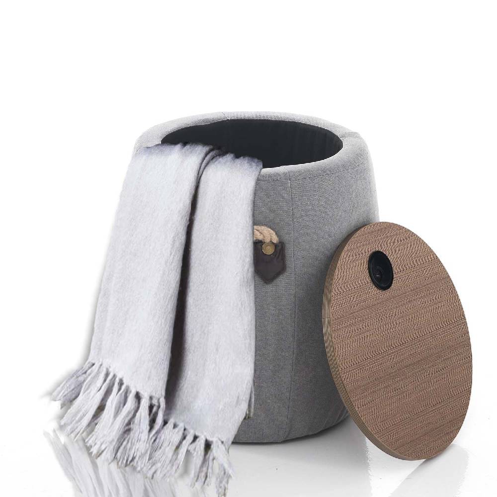 Oresteluchetta Pouf contenitore ANCHOR GREY Online