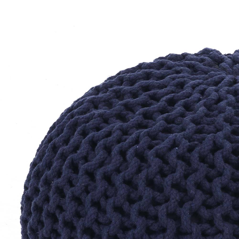 Oresteluchetta pouf LINS NAVY Saldi Di Fabbrica