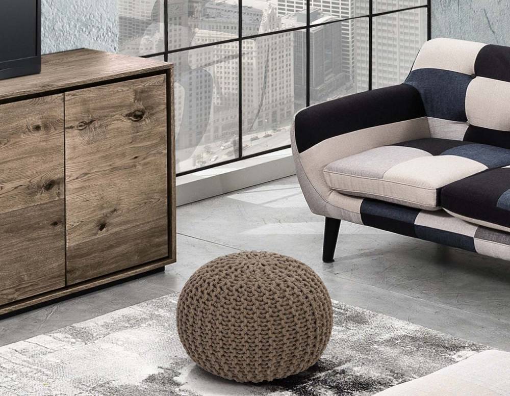 Oresteluchetta pouf LINS BEIGE Vendite Flash