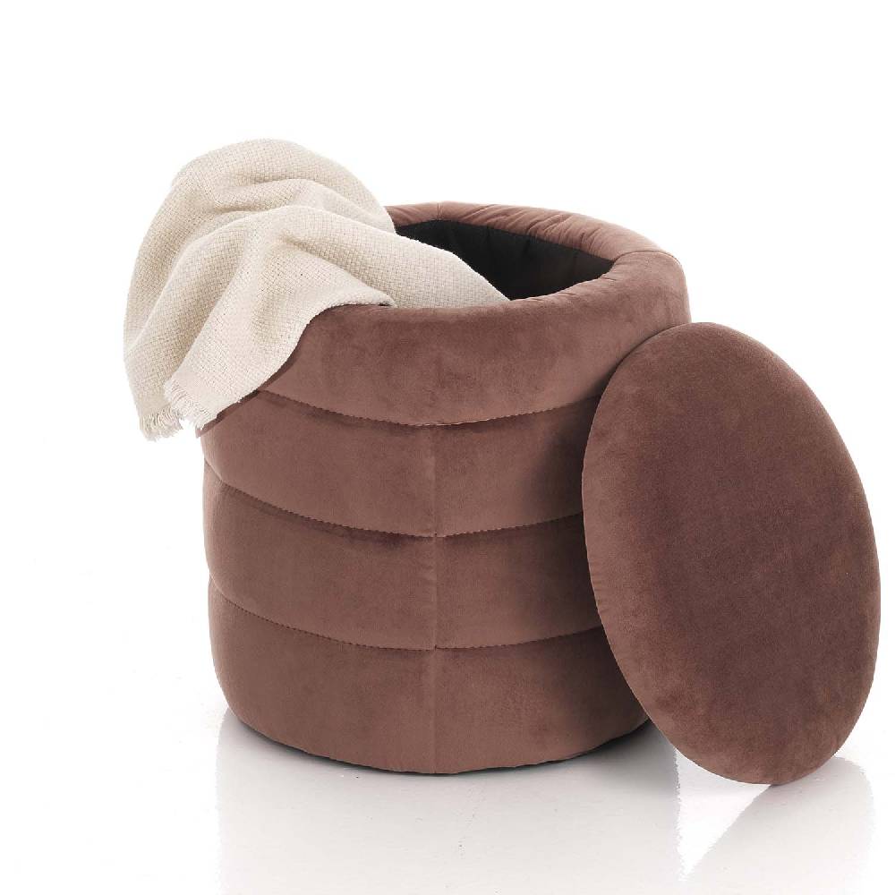 Oresteluchetta Pouf imbottito contenitore BURLEY POWDER PINK 2025