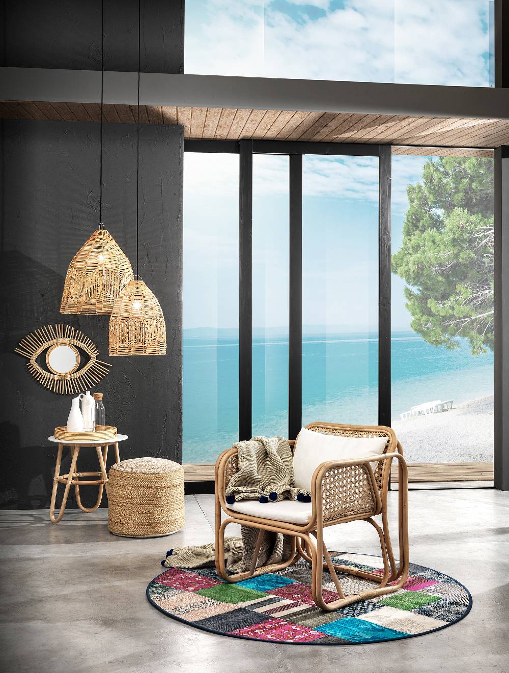Oresteluchetta Pouf juta LACE Fino Al -60%