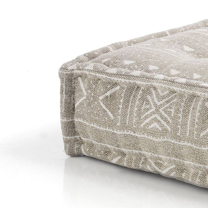 Oresteluchetta Pouf rettangolare YANTRA BROWN In Vendita