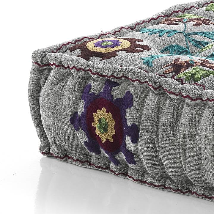 Oresteluchetta Pouf quadrato YANTRA LIGHT GREY I Più Venduti