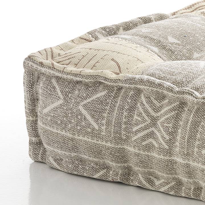 Oresteluchetta Pouf quadrato YANTRA BROWN /BEIGE Nuova