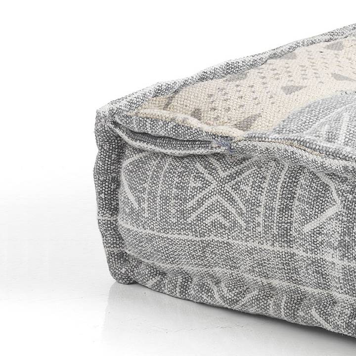 Oresteluchetta Pouf quadrato YANTRA GREY/BEIGE Moda