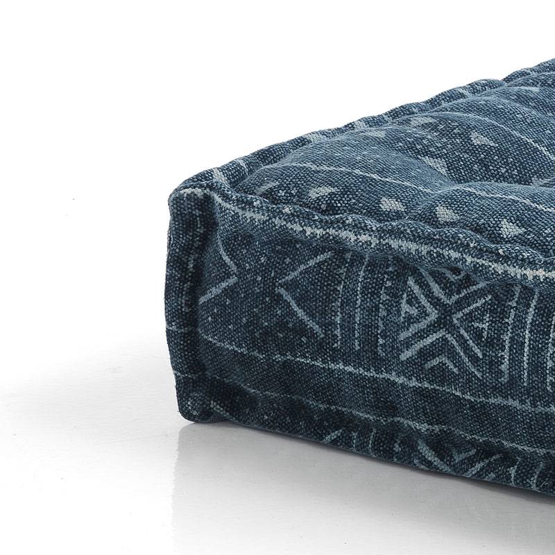 Oresteluchetta Pouf quadrato YANTRA BLUE Vendita