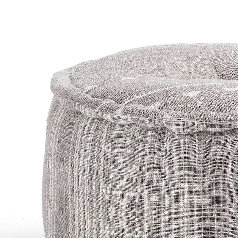 Oresteluchetta Pouf rotondo YANTRA BROWN Spedizione Gratuita