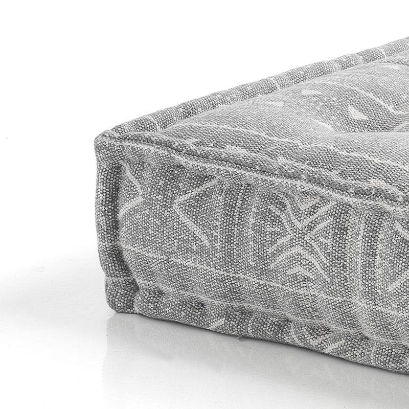 Oresteluchetta Pouf quadrato YANTRA GREY Qualità Garantita