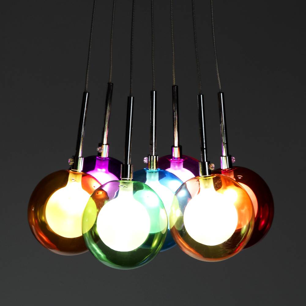 Oresteluchetta LAMPADARIO 7 LUCI RAINBOW COLORS Online