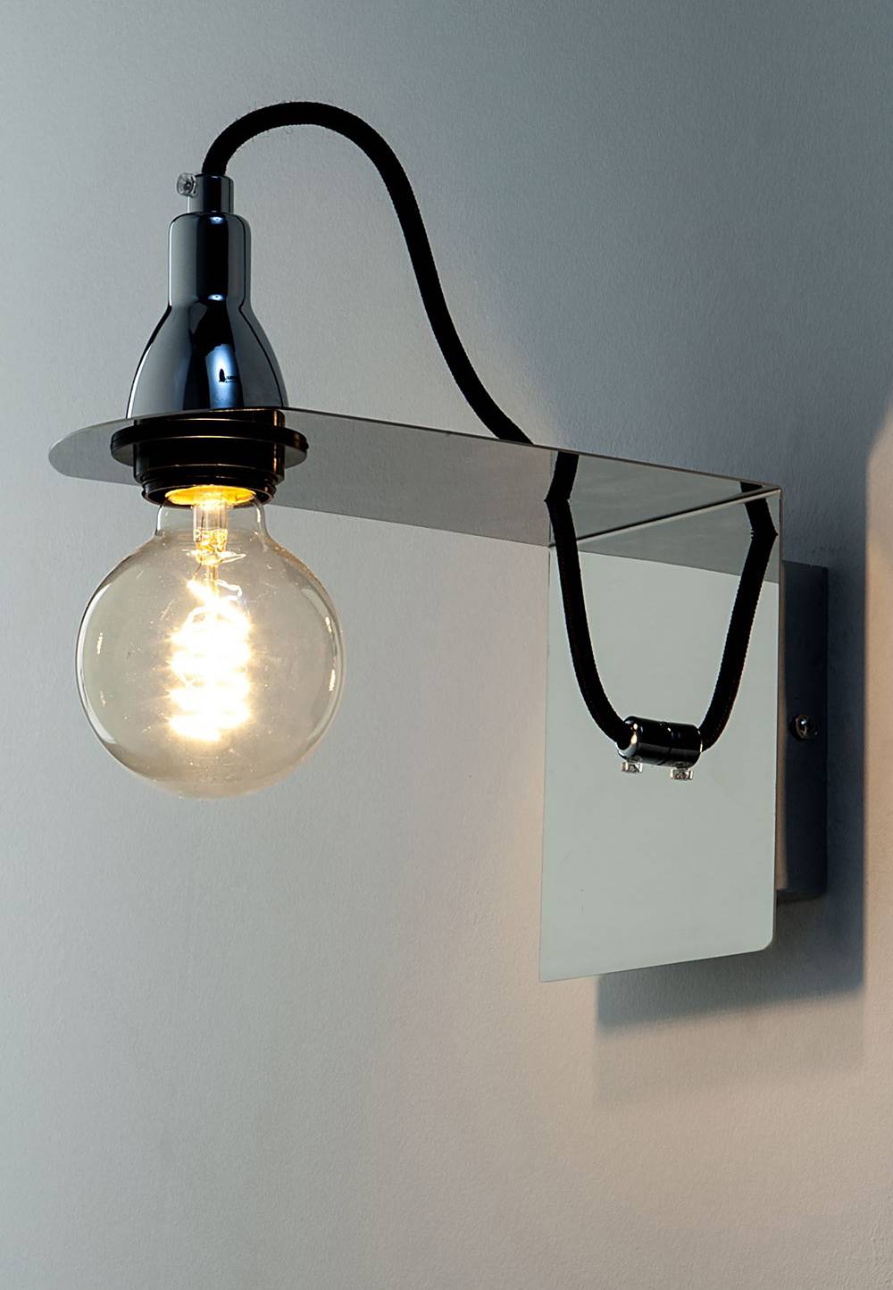 Oresteluchetta APPLIQUE HOOK CHROME Soddisfazione Garantita