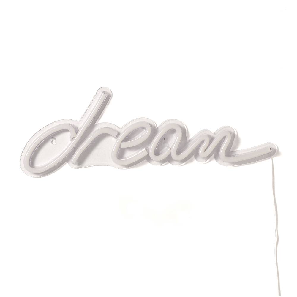 Oresteluchetta SCRITTA LUMINOSA DA PARETE DREAM