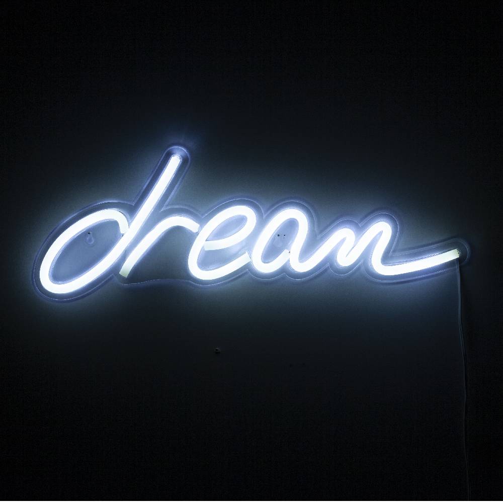 Oresteluchetta SCRITTA LUMINOSA DA PARETE DREAM Acquista Ora