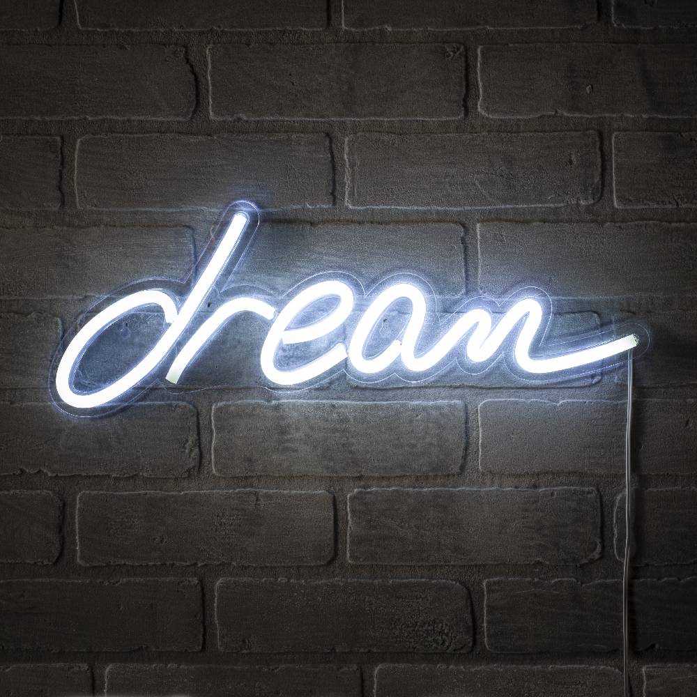 Oresteluchetta SCRITTA LUMINOSA DA PARETE DREAM Acquista Ora