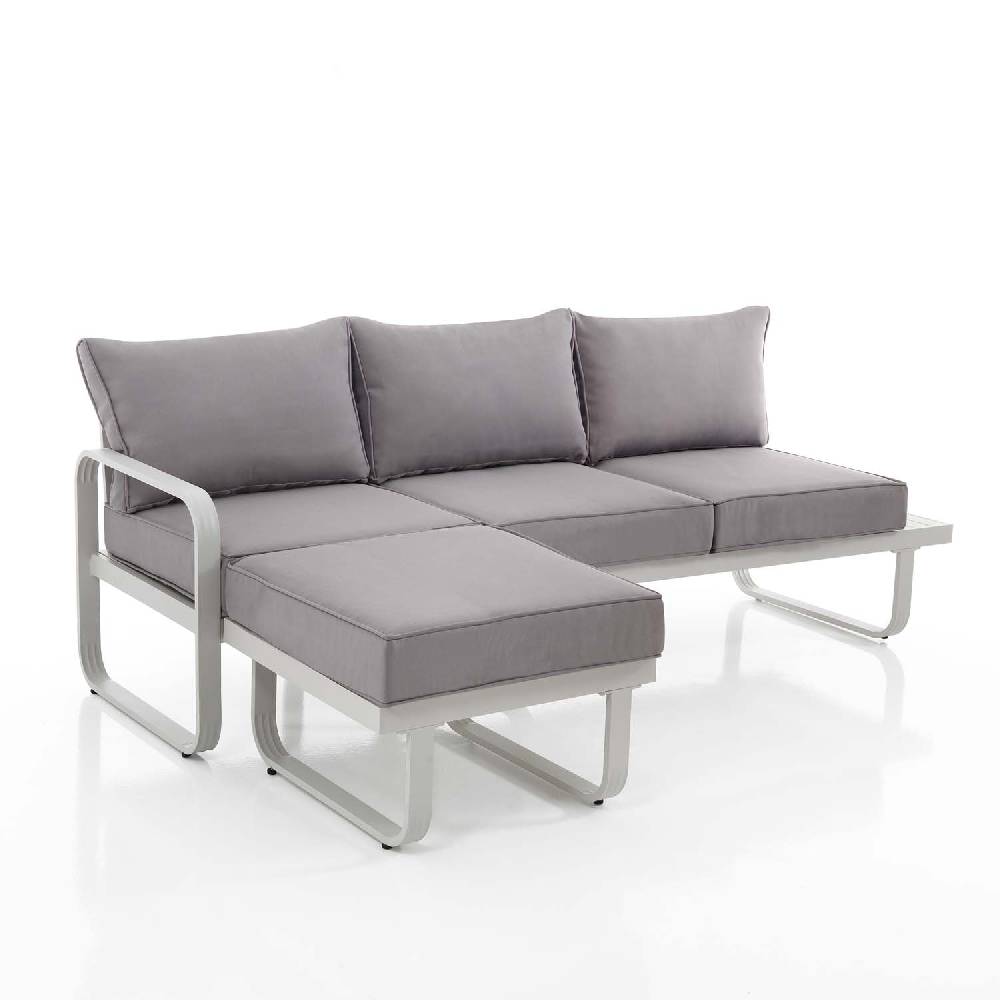 Oresteluchetta Divano con pouf outdoor PALMA