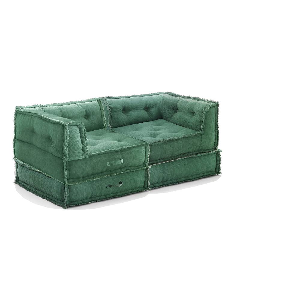 Oresteluchetta Divano 2 posti YANTRA WAFFLE GREEN Composizione 49