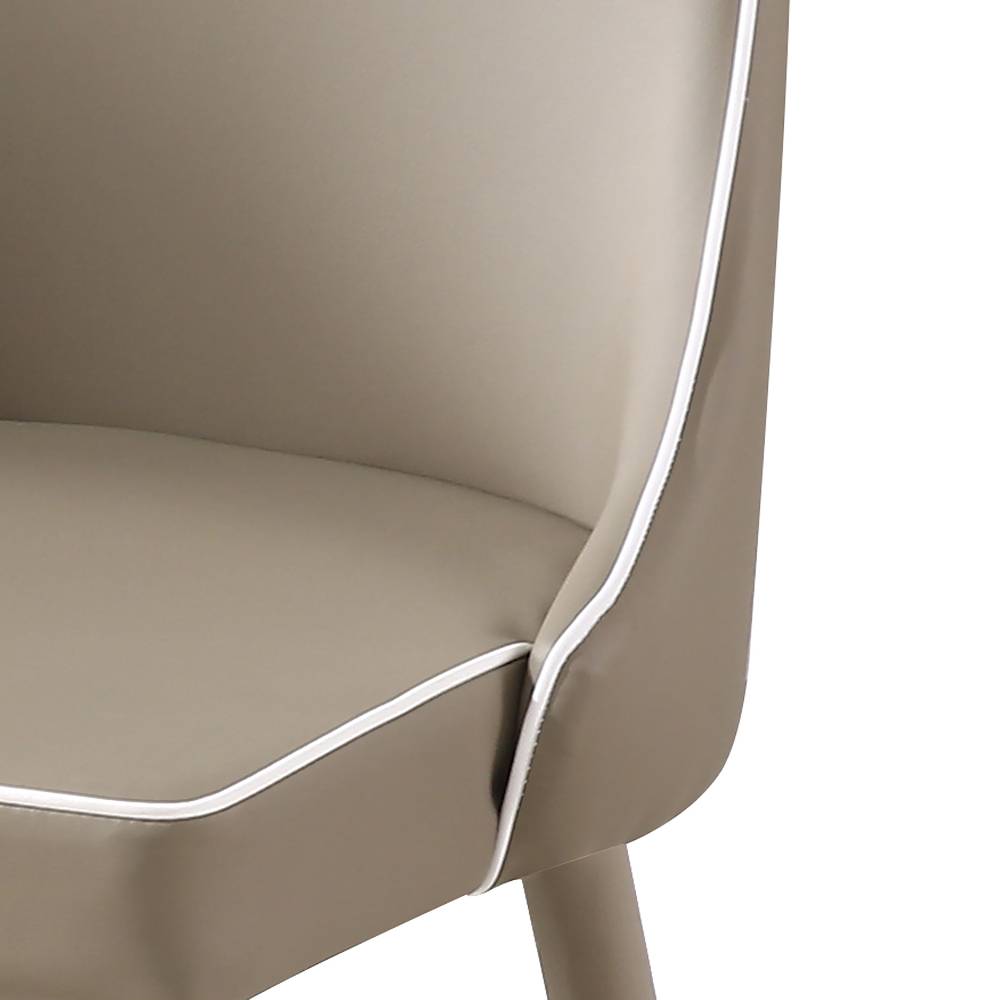 Oresteluchetta SEDIA IMBOTTITA ELMA TAUPE 50% di sconto per tempo limitato