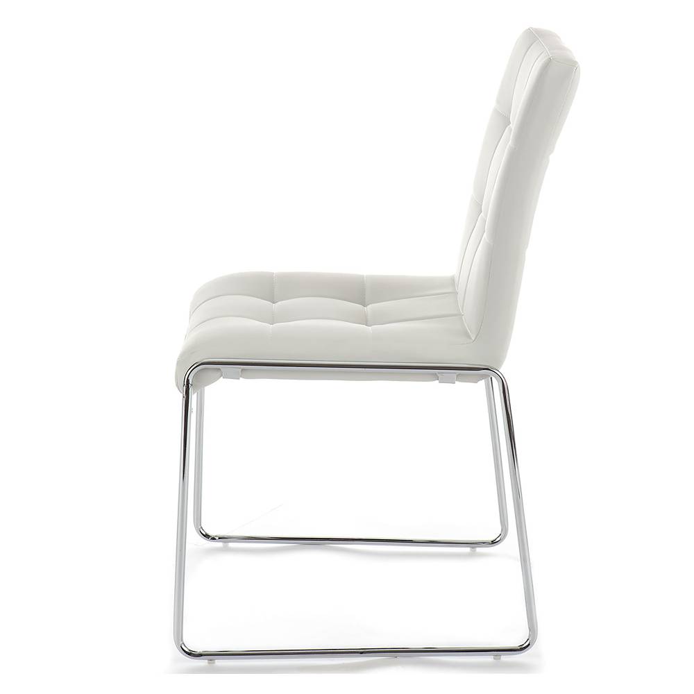 Oresteluchetta Sedia imbottita RAYNE WHITE Acquista Ora