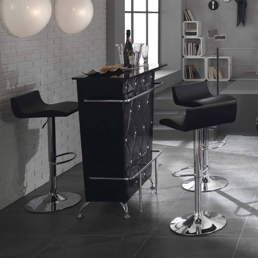 Oresteluchetta sgabello bar TWISP BLACK Moda
