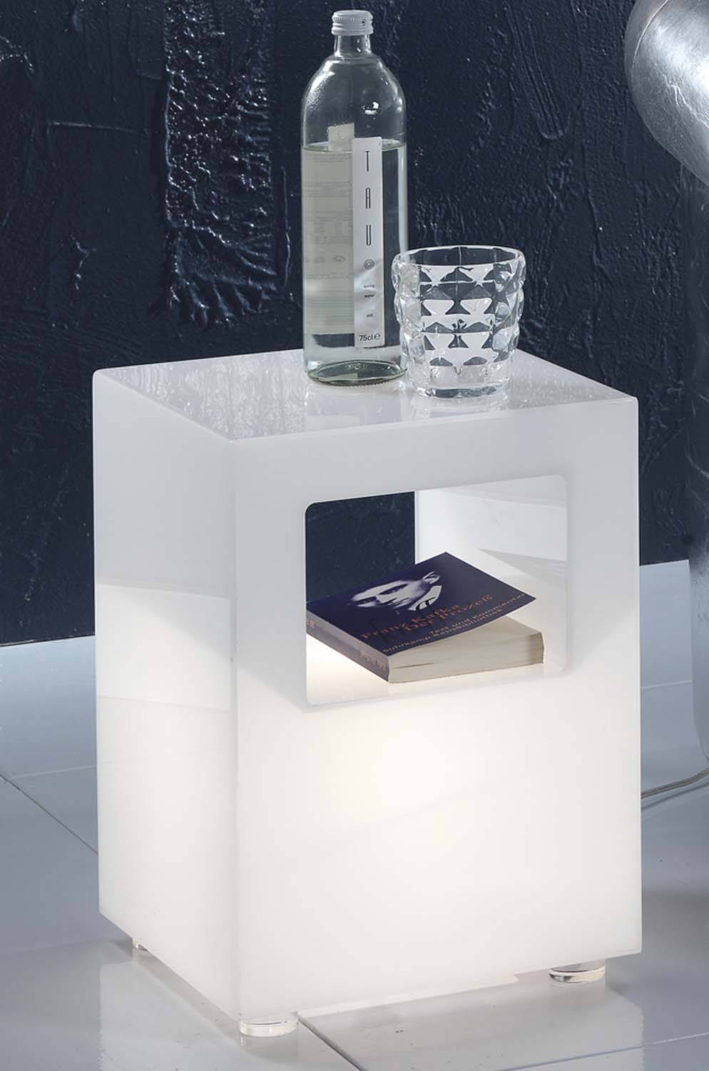 Oresteluchetta tavolino luminoso MORESBY WHITE Lightning offer