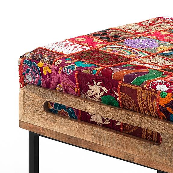 Oresteluchetta Pouf / Tavolino YANTRA RED PATCH Offerta speciale della fabbrica