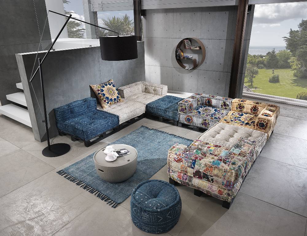 Oresteluchetta tavolino da interno / esterno con contenitore SILKY ROUND Sconti questo mese