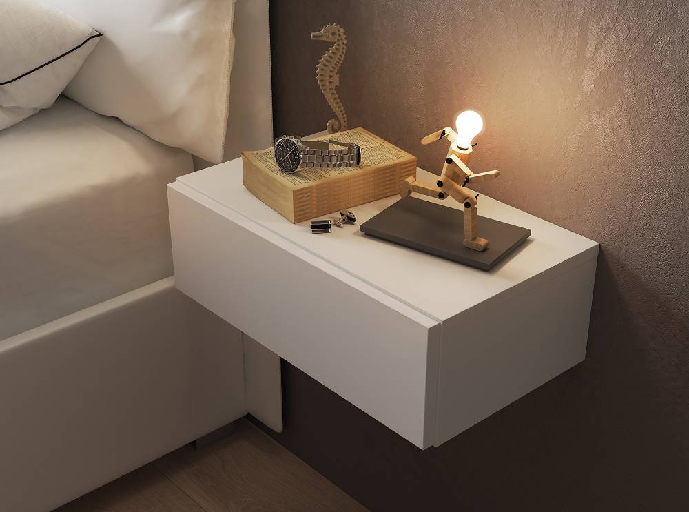 Oresteluchetta Comodino / Cassetto sospeso MEDY Convenienza