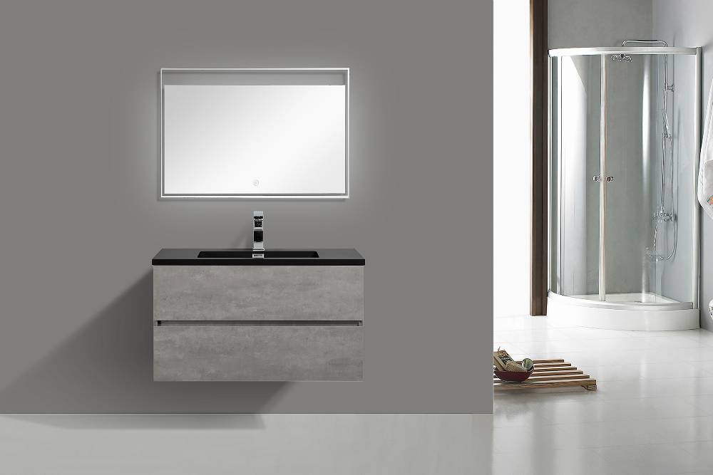 Oresteluchetta Mobile bagno ANNAT BLACK CEMENT 90 Offerta esclusiva