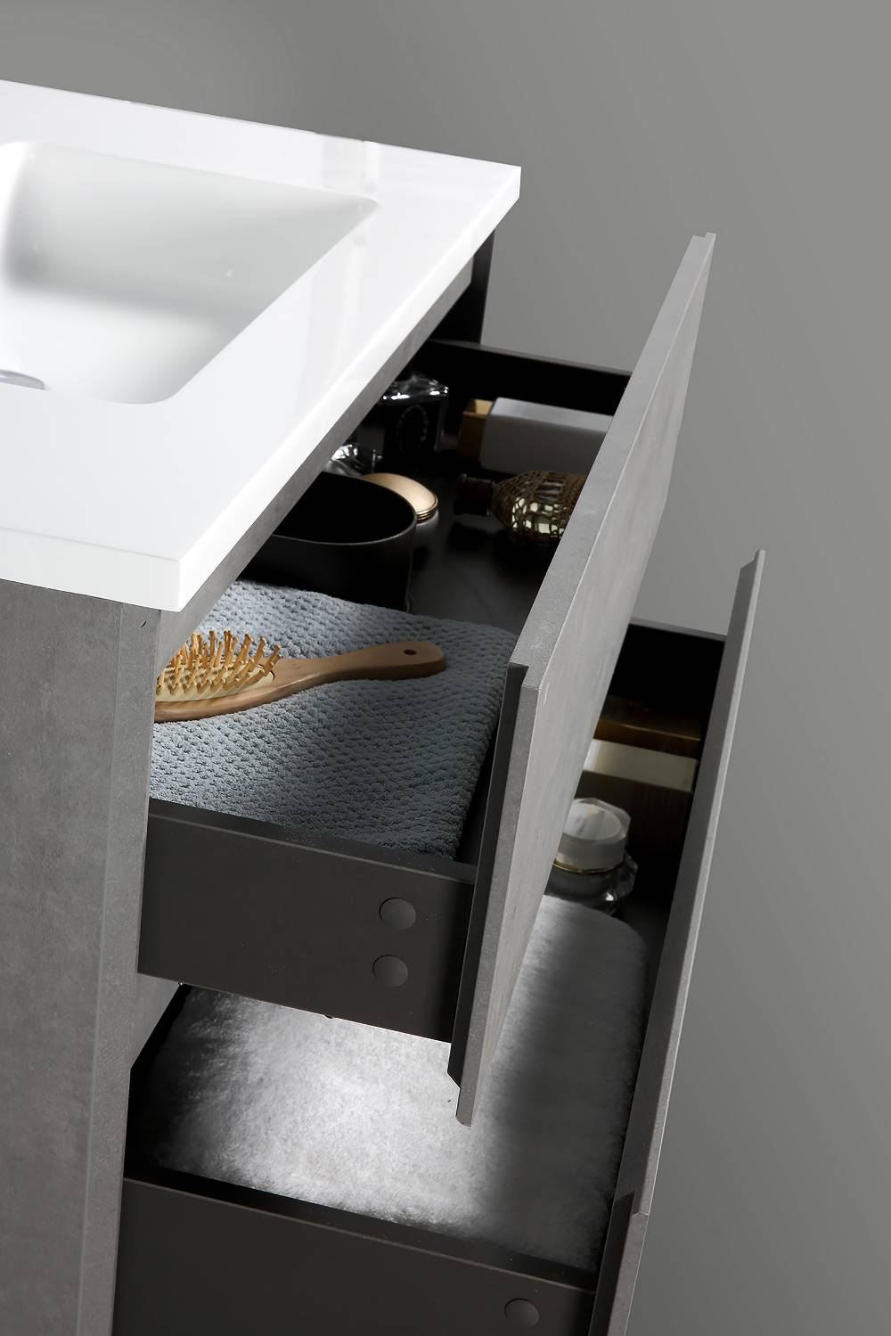 Oresteluchetta Mobile bagno ANNAT WHITE CEMENT 90 Vendite stagionali