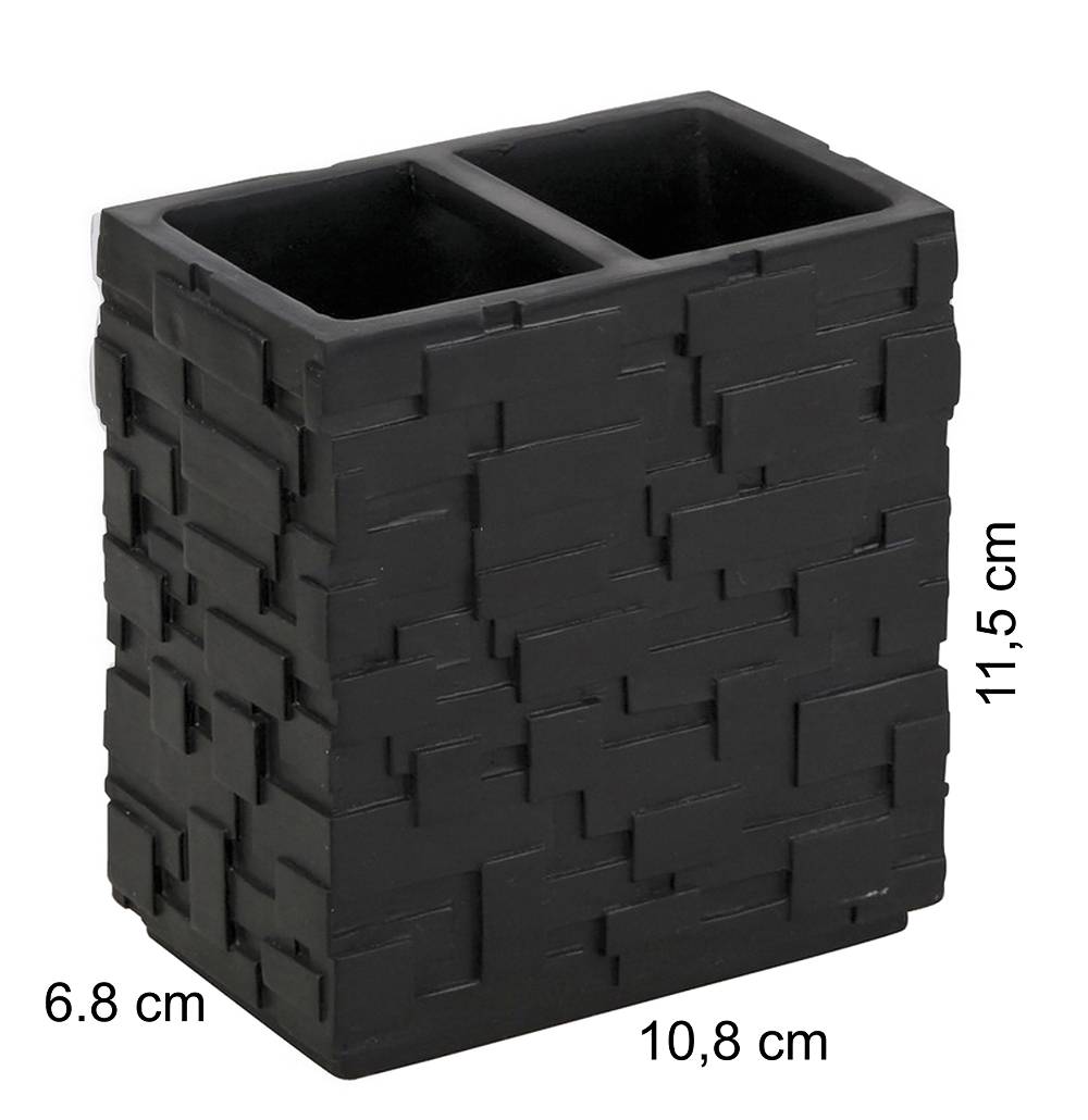 Oresteluchetta set bagno GRUA BLACK Offerta San Valentino