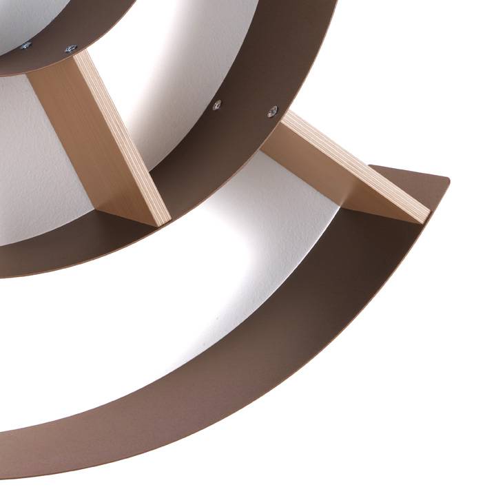 Oresteluchetta mensola da parete TWIST CORTEN Rilascio limitato