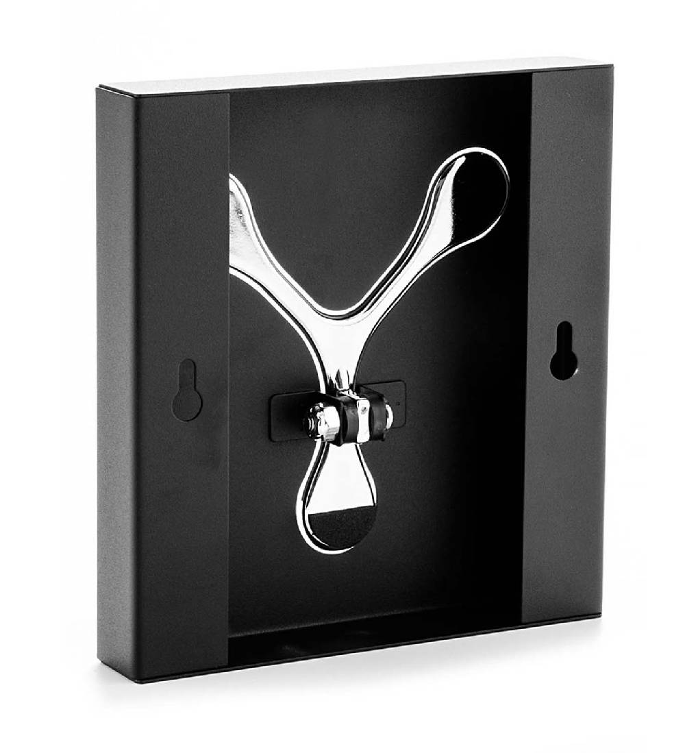 Oresteluchetta appendiabiti da muro AUSTIN 1 BLACK Offerta Pasqua