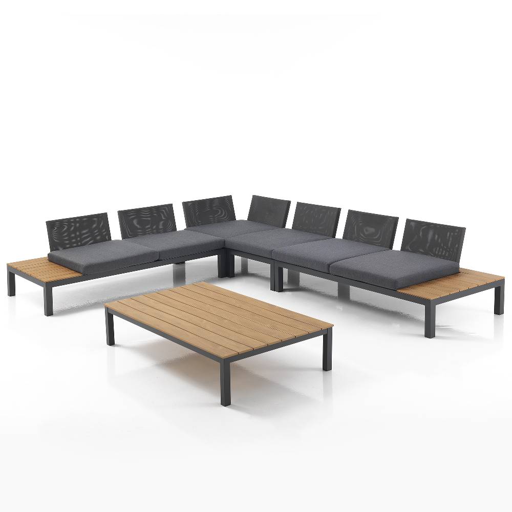 Oresteluchetta salotto interno / esterno LILJA GREY Vendita Economica