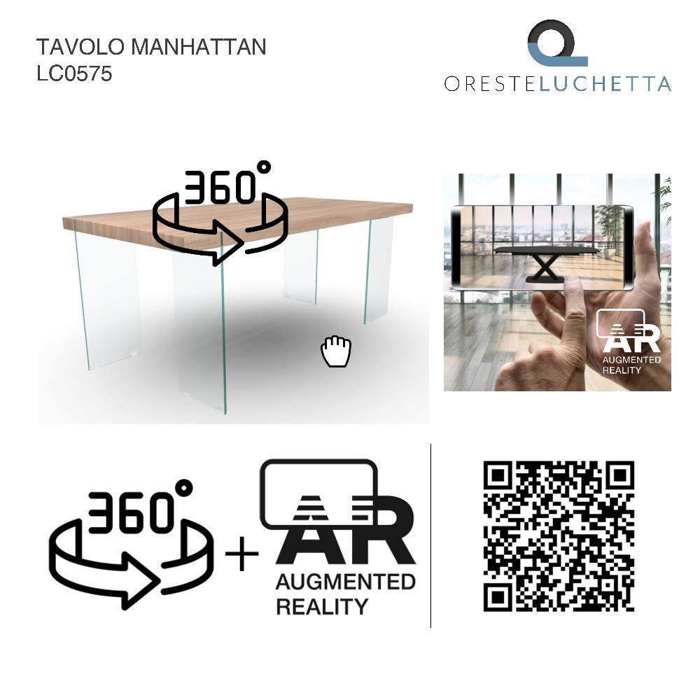 Oresteluchetta Tavolo / scrivania MANHATTAN Spedizione gratuita