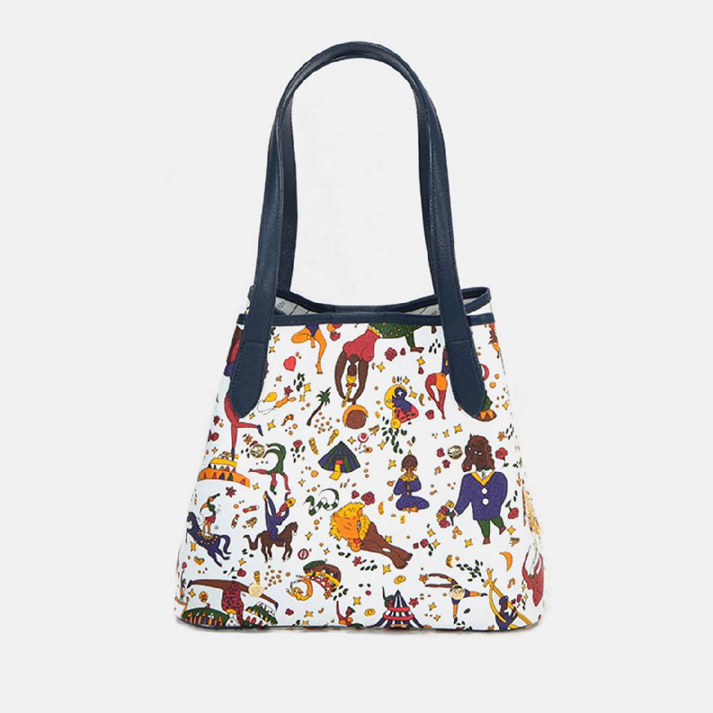 Piero Guidi PIERO GUIDI TOTE BAG/SHOPPING BAG "CIRCUS STAR" Vendite Flash