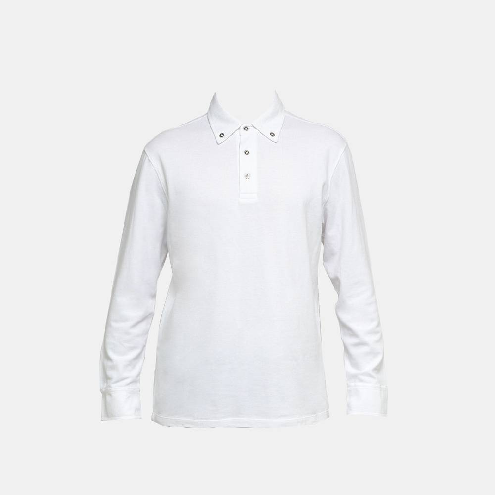 Piero Guidi LineaBold "Metal Botton" Polo Shirt Long Sleeve / Polo manica lunga Saldi