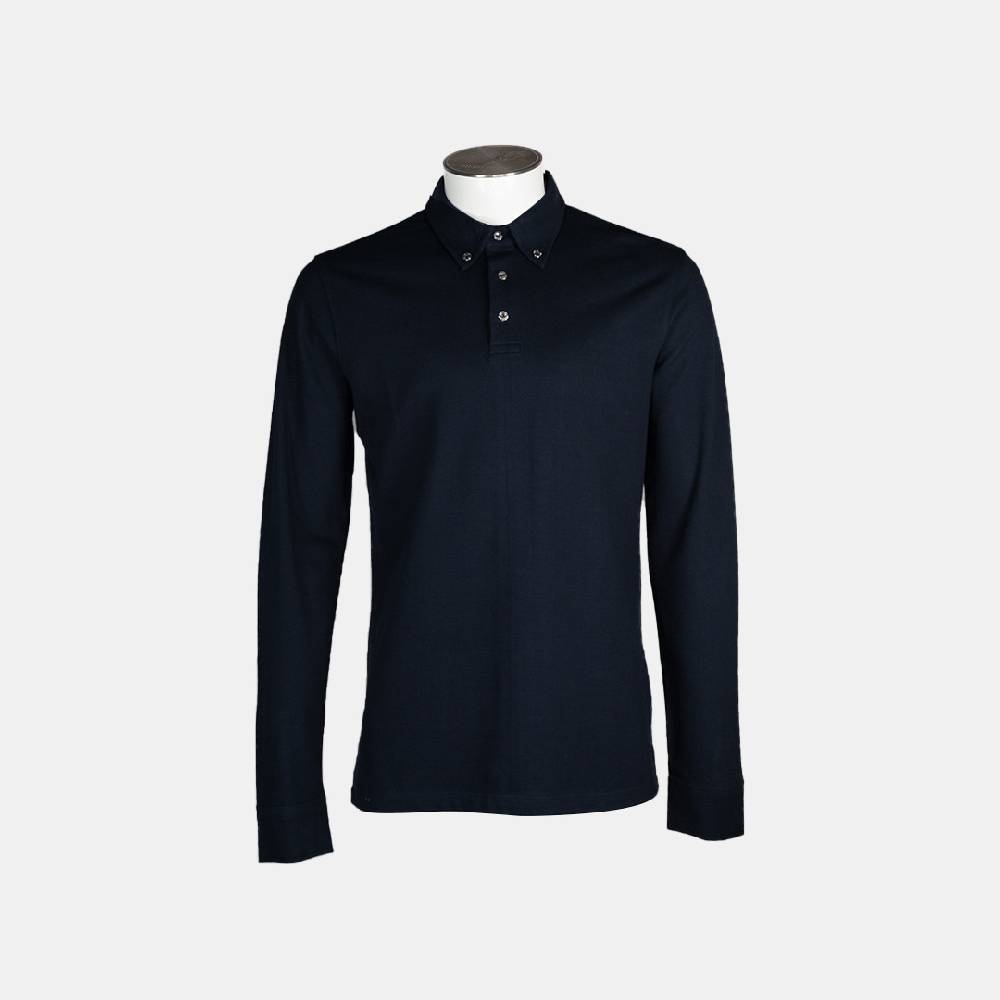 Piero Guidi LineaBold "Metal Botton" Polo Shirt Long Sleeve / Polo manica lunga Offerte
