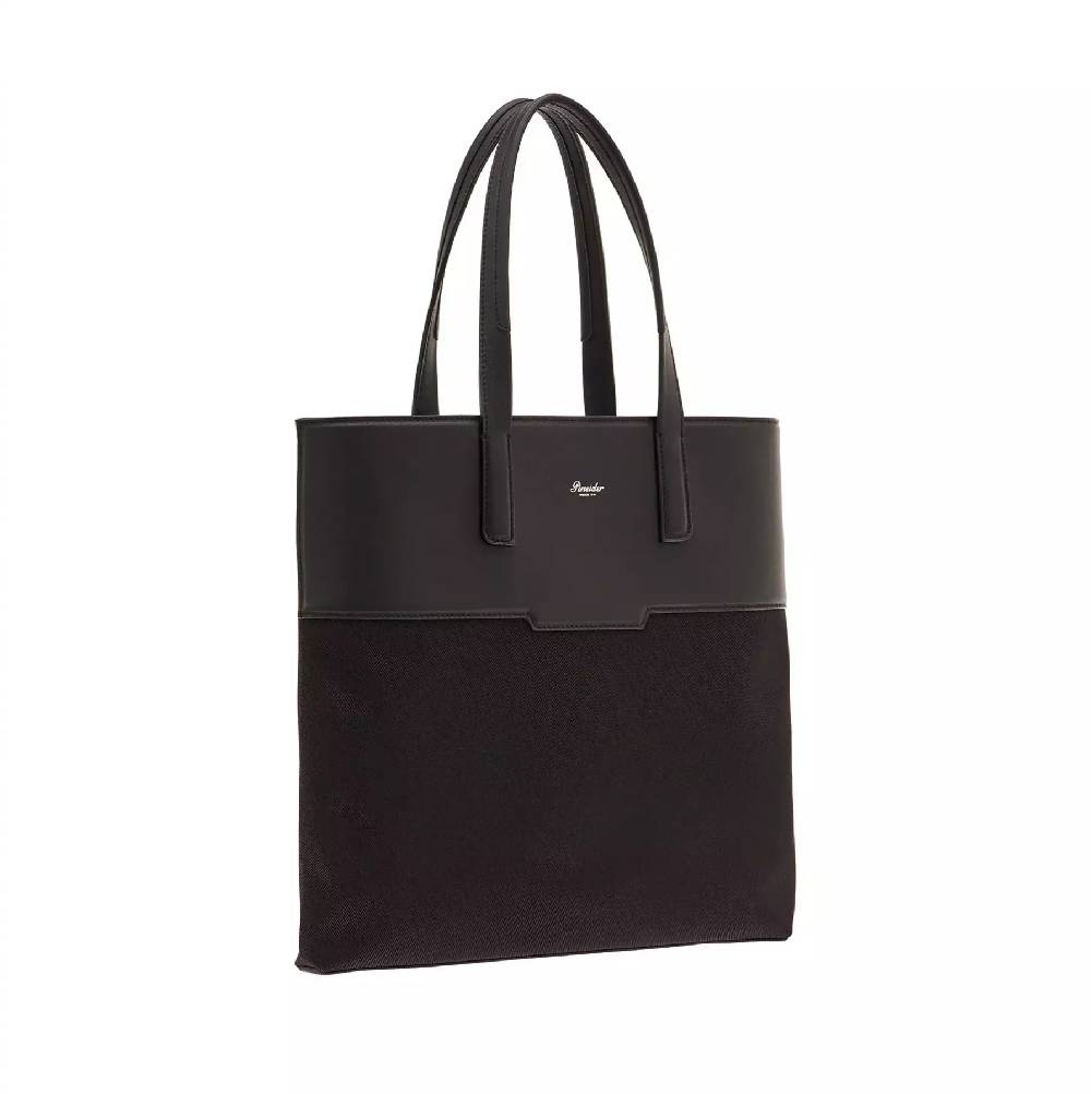 Pineider Museum Vertical Shopping Bag in Metro Nylon Outlet