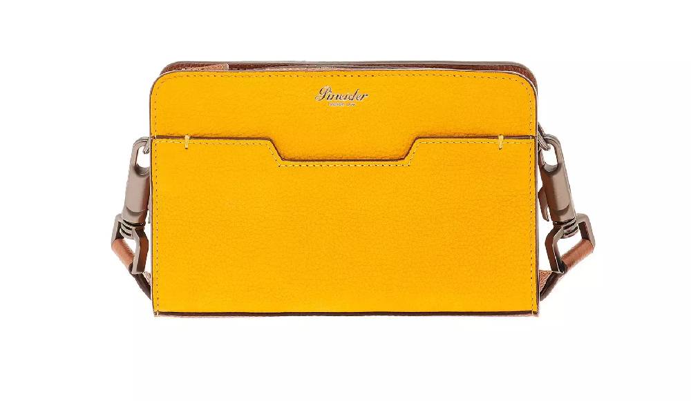 Pineider Odette Crossbody in Nabuk Saldi