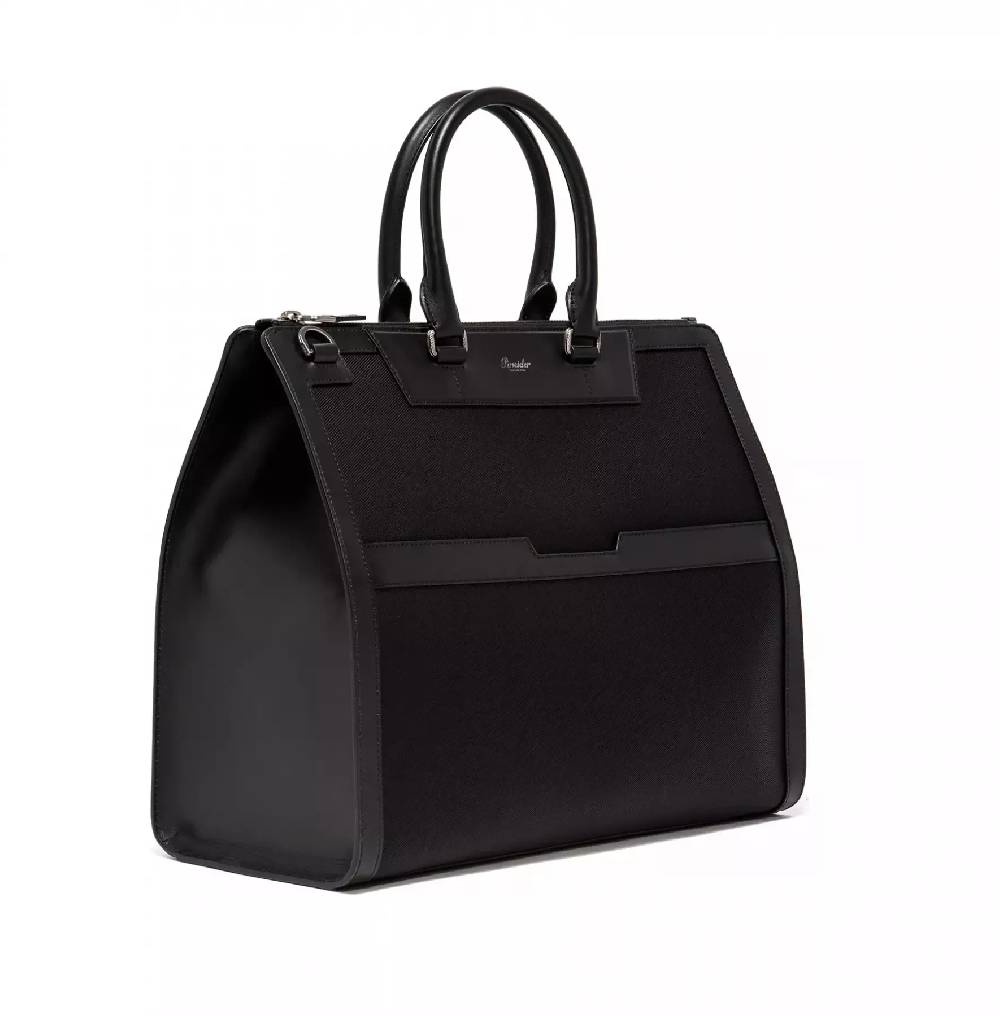 Pineider Business Duffle in Metro Nylon Vendite Flash