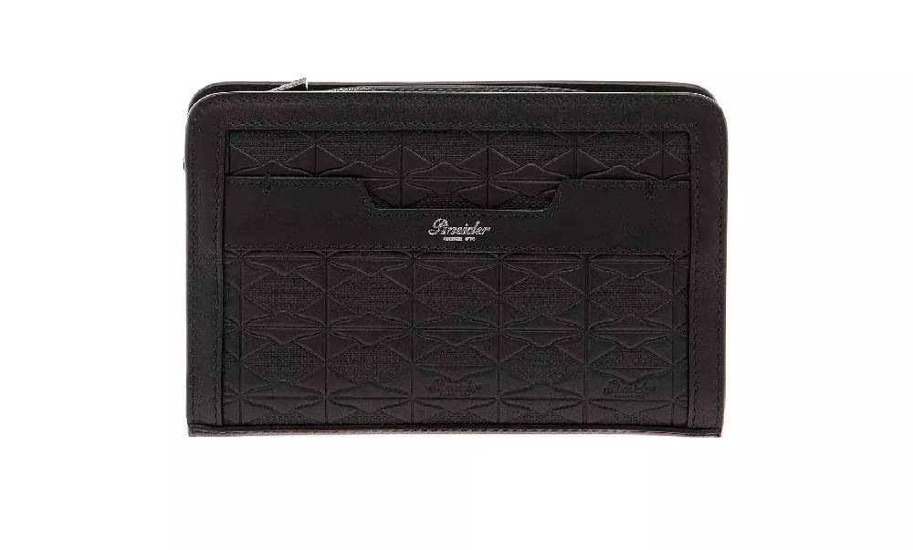 Pineider Odette Crossbody in Embossed Empress Moda
