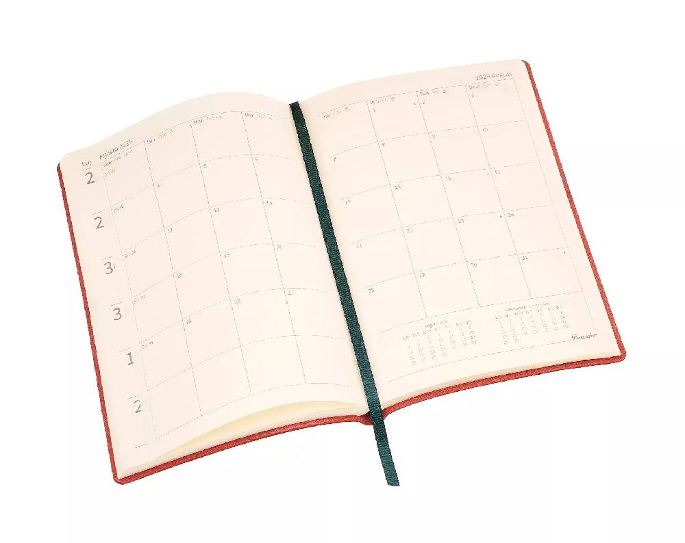 Pineider Agenda Settimanale Classic 2025 - 11x16 cm Prezzo Ridotto