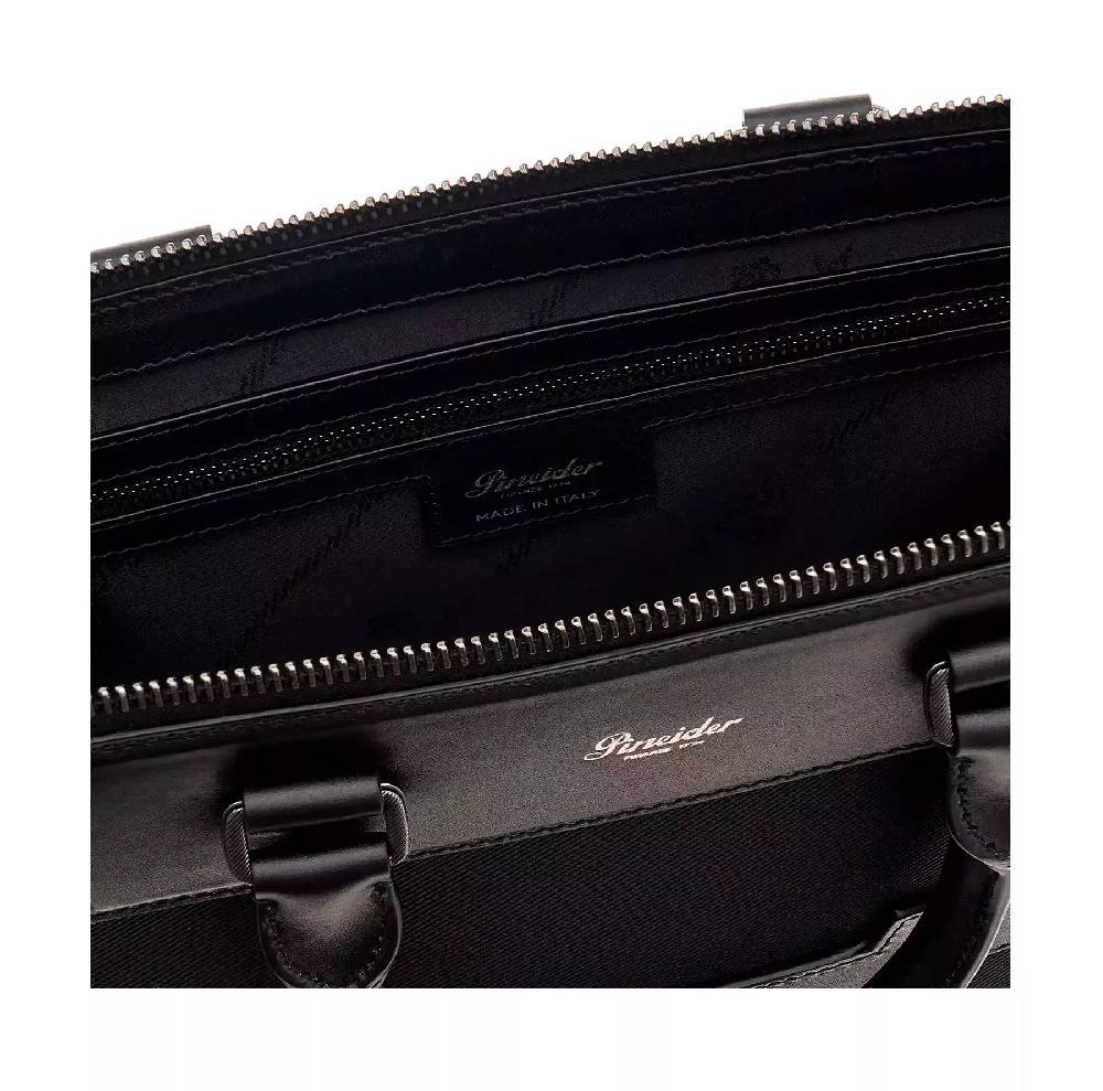 Pineider Slim Briefcase in Metro Nylon Vendita Calda
