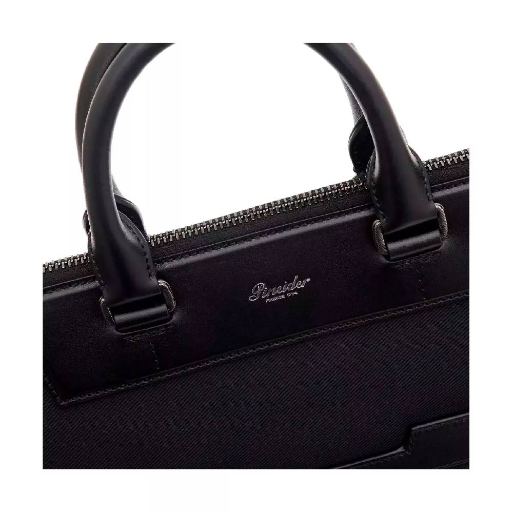 Pineider Slim Briefcase in Metro Nylon Vendita Calda