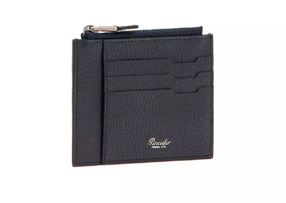 Pineider Porta carte con zip in Bottalato Promozione