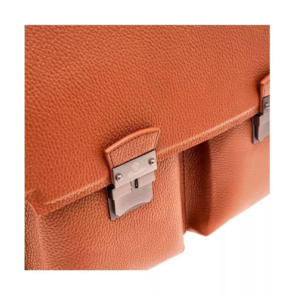 Pineider Double Briefcase in Bottalato Hotsell