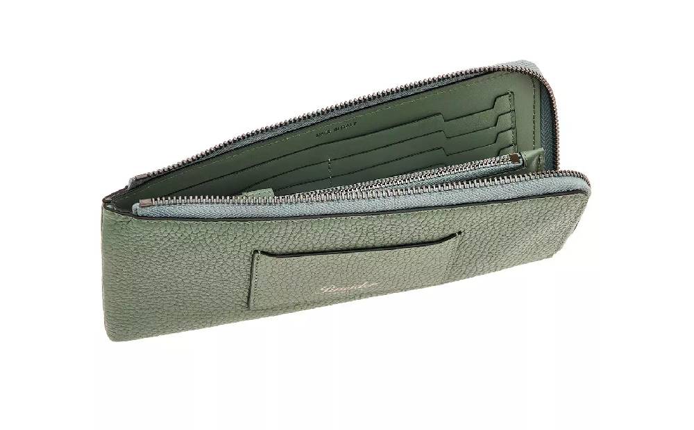 Pineider Portafoglio con zip in Bottalato Acquista Ora